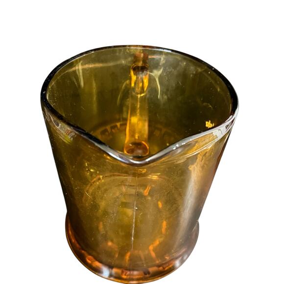 Kappa Alpha Order Beer Pitcher Large Heavy Amber Glass 7" Fraternity Lager Jug - Picture 6 of 10